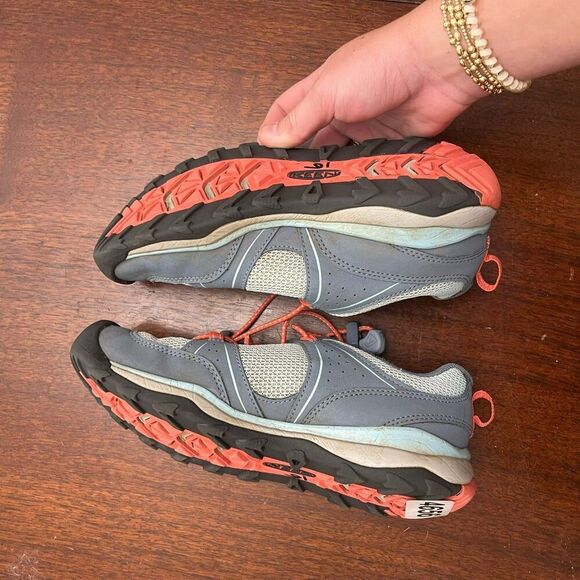 Keen Youth Terradora II Kids Gray Size 4 Athletic Shoes Drawstring Lace Low Top - Picture 8 of 10